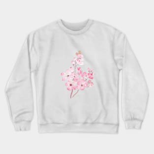 cherry blossom ink and watercolor 2 Crewneck Sweatshirt